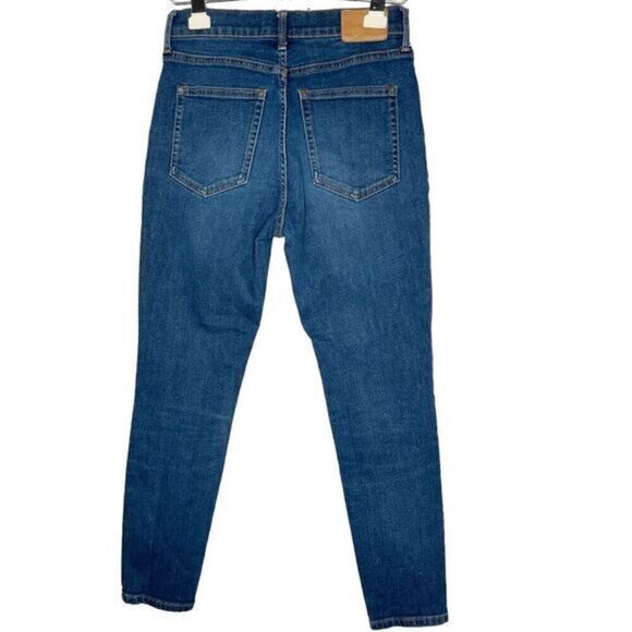 Everlane Medium Wash High Rise‎ Skinny Denim Jeans Size 27 - Picture 2 of 7